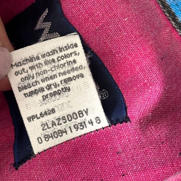 Wrangler Brushpopper Shirt Mens 16.5 X-Long Tails Stripe Button Western Vintage - Picture 9 of 11